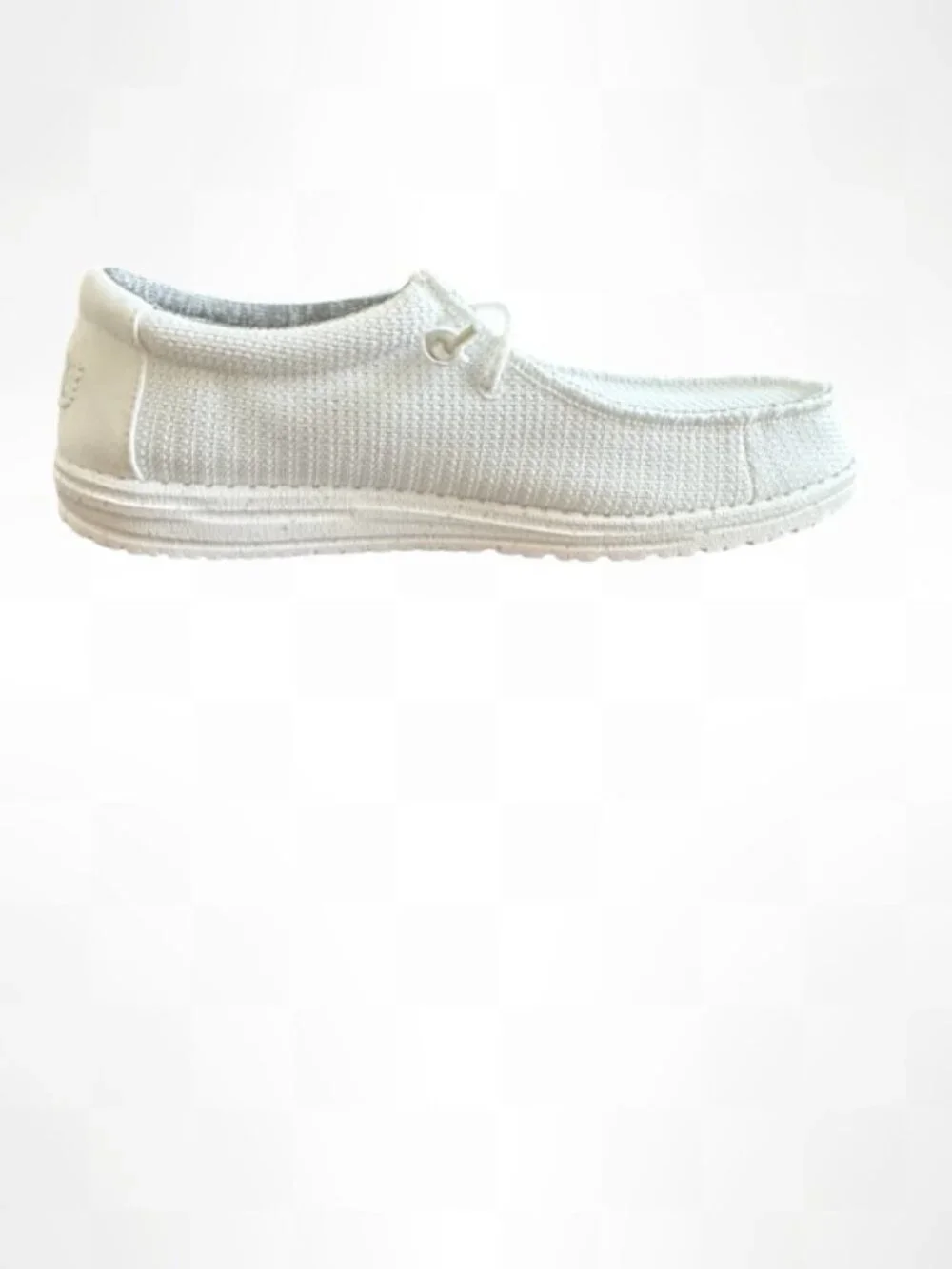 HEY DUDE Wally White Mesh Slip On Loafers 12 Like New